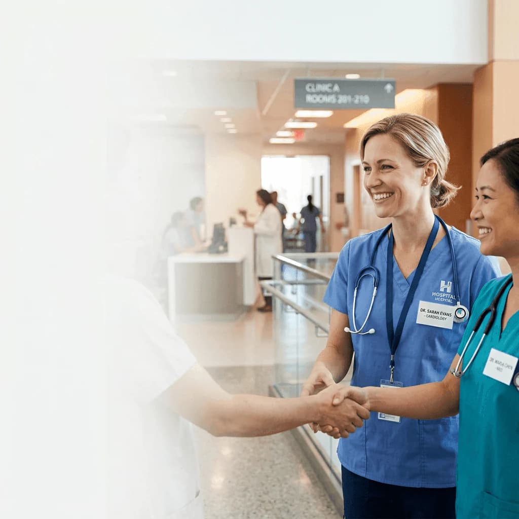 Healthcare Professional Handshake