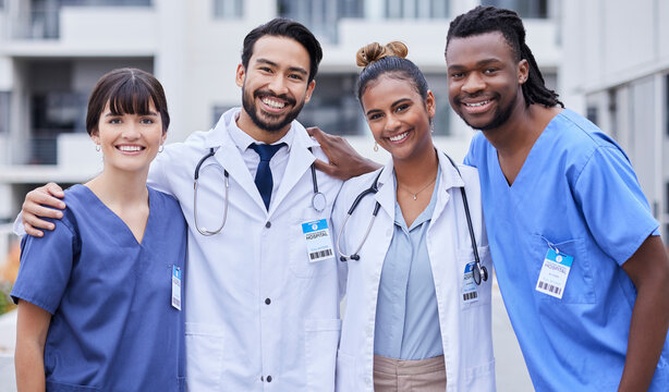 Smiling clinical team